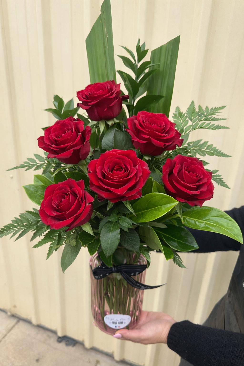 Half a Dozen Vase (Red or Pink)