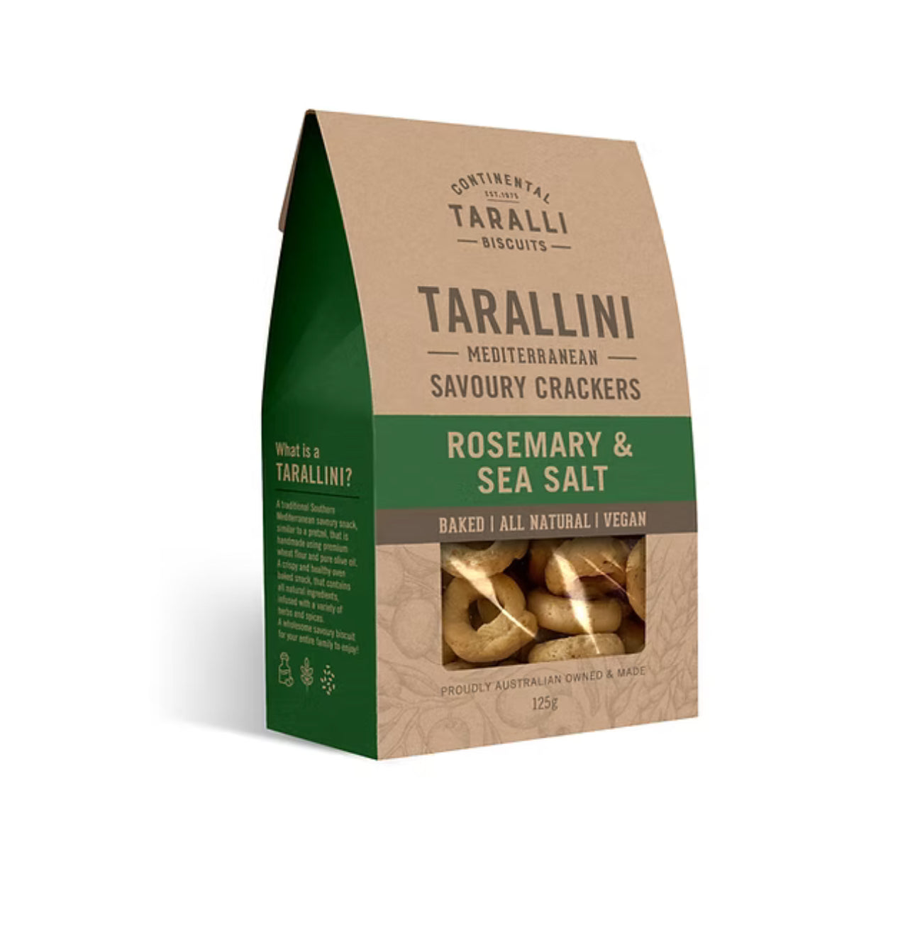 TARALLINI - Rosemary & Sea Salt (125g)