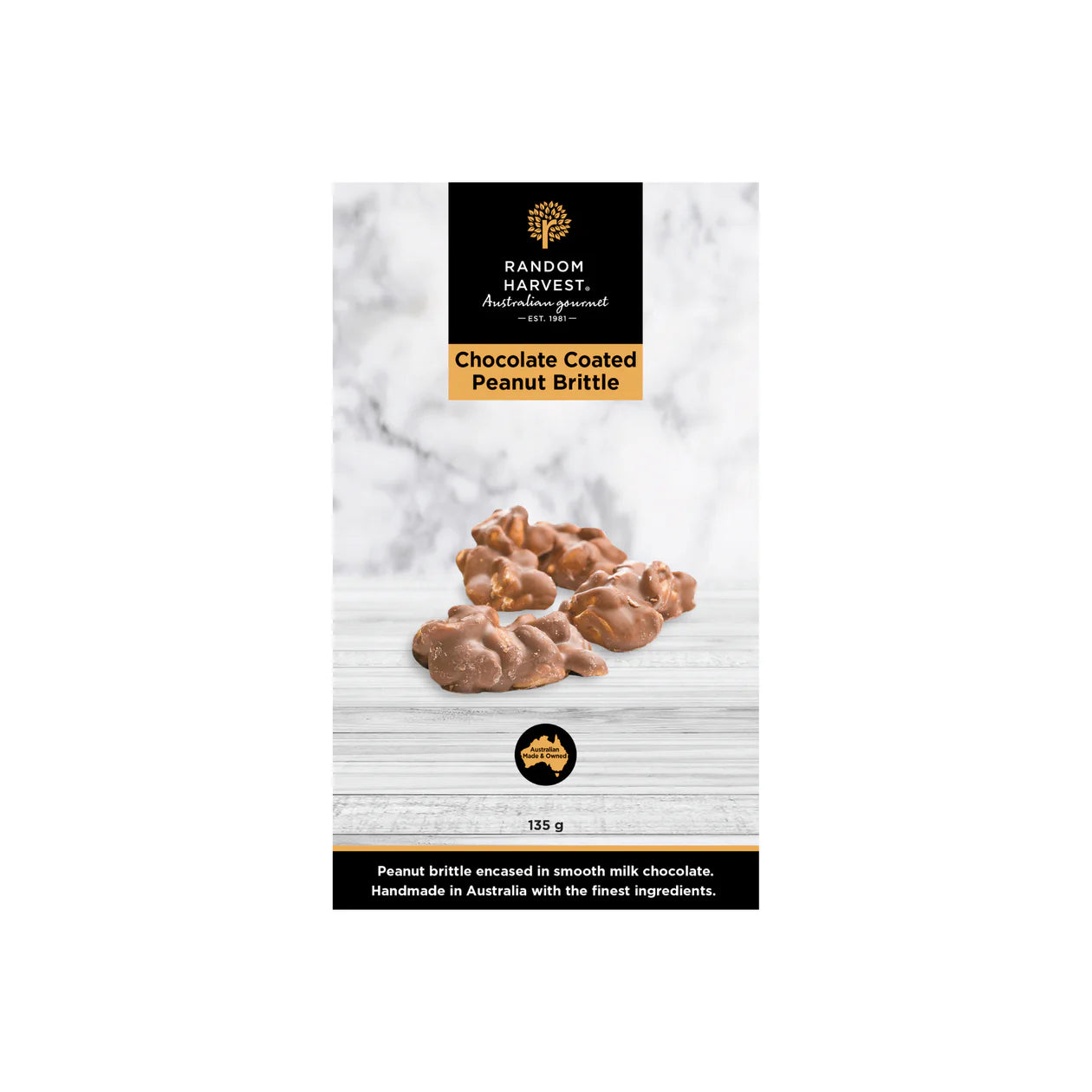 Chocolate Coated Peanut Brittle 135g