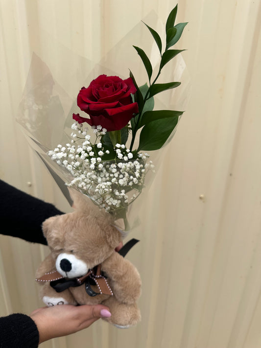 Rose & Teddy Combo