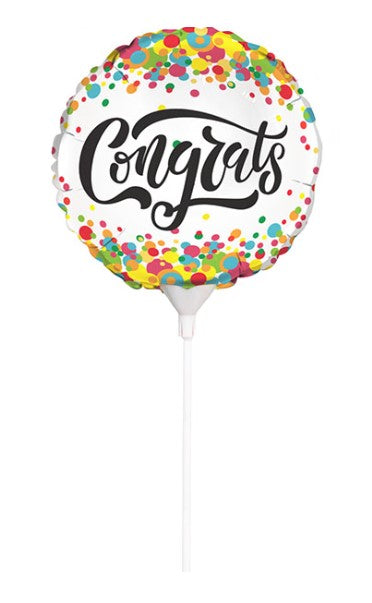 Congrats 9" Foil Balloon