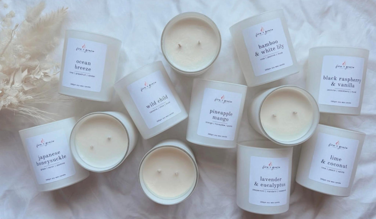 Fire & Grace Soy Wax Candles