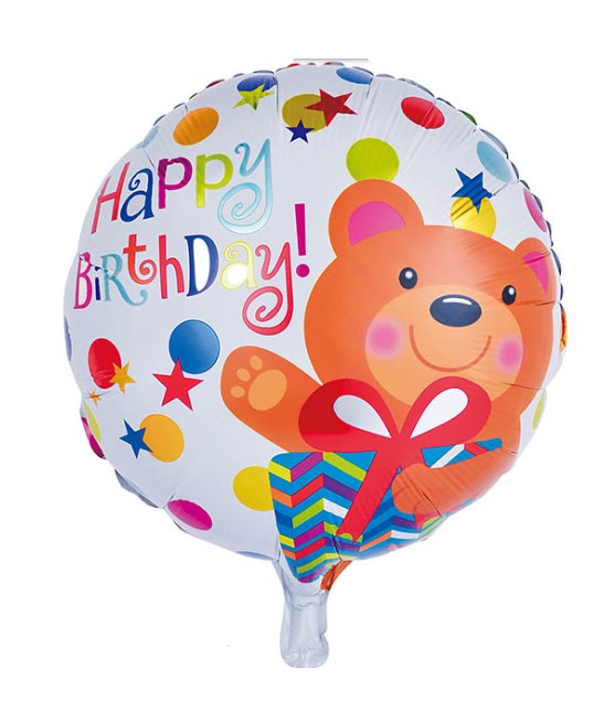 Happy Birthday 18" Foil Balloon