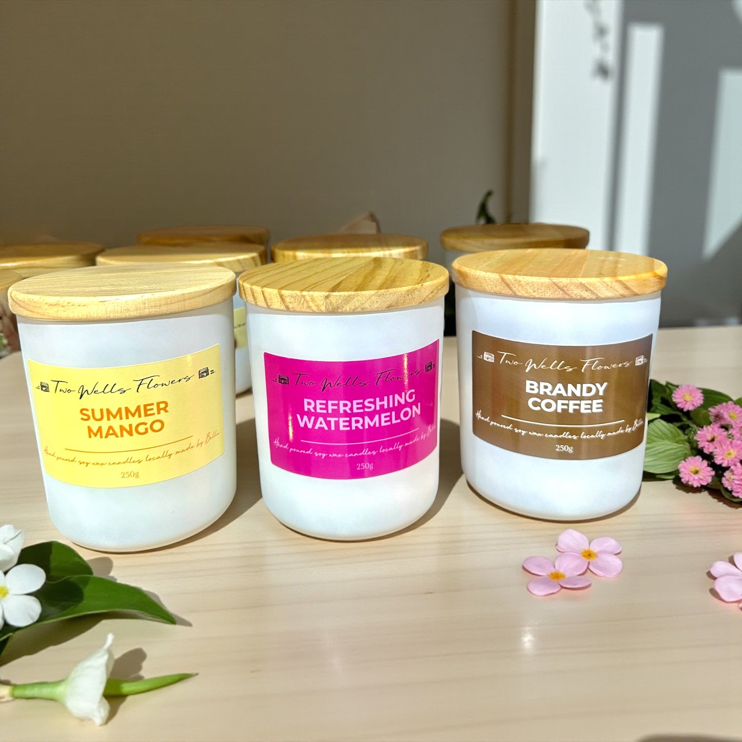 Two Wells Flowers Soy Candle