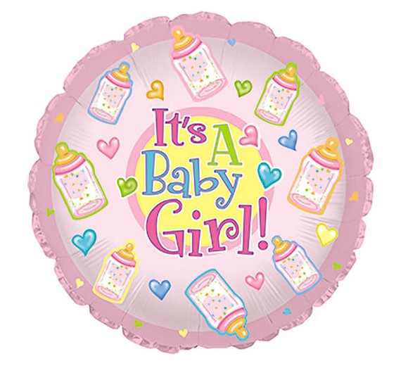 It's A Girl 17" Foil Balloon