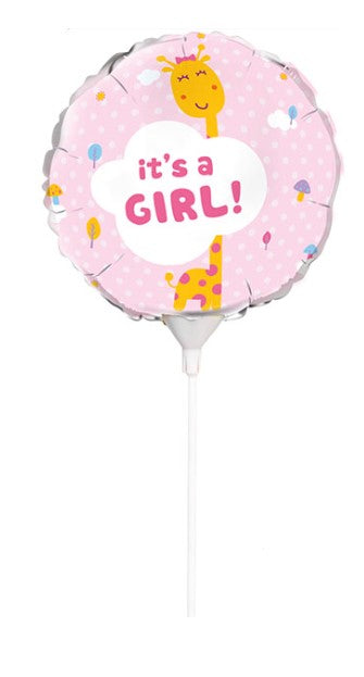 It's A Girl 9" Foil Balloon