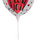 I Love You 9" foil balloon